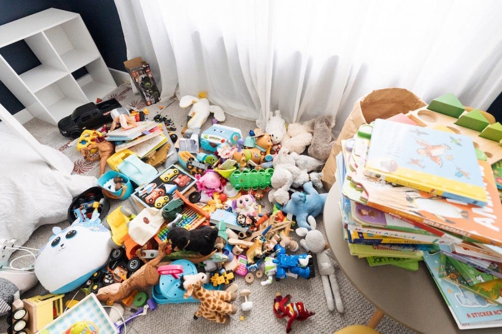 Kids toy mess