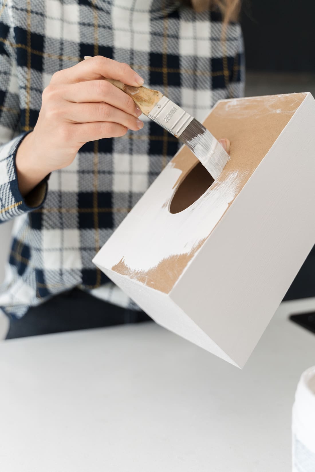 Checkerboard Tissue Box Cover Tutorial! 