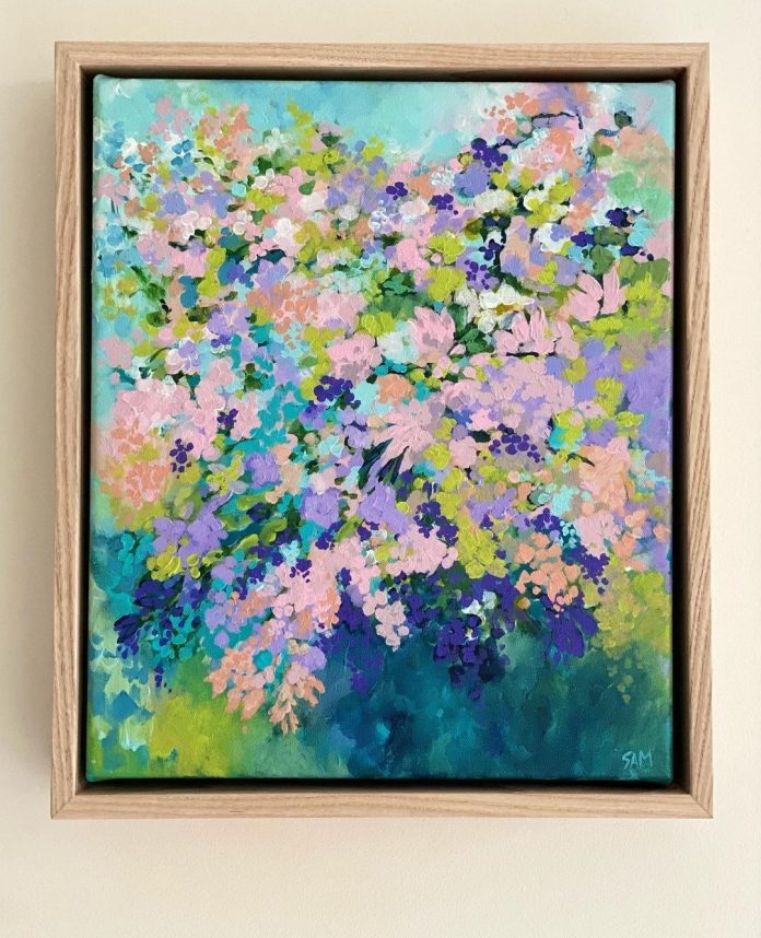 Escape to a floral wonderland with art by Sam Matthews | Style Curator