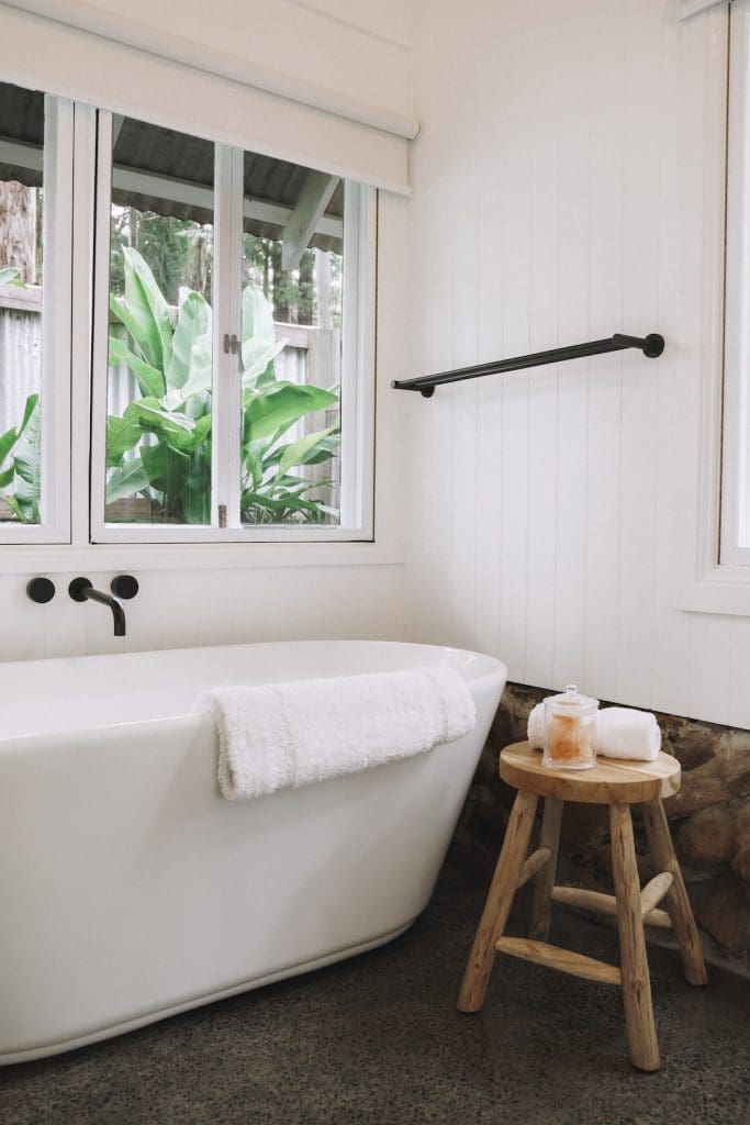 Bath at Fig Tree Villa Byron Bay