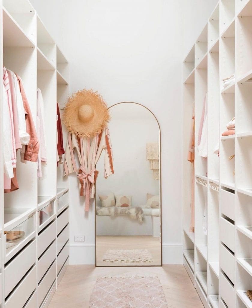 Boho closet with IKEA PAX