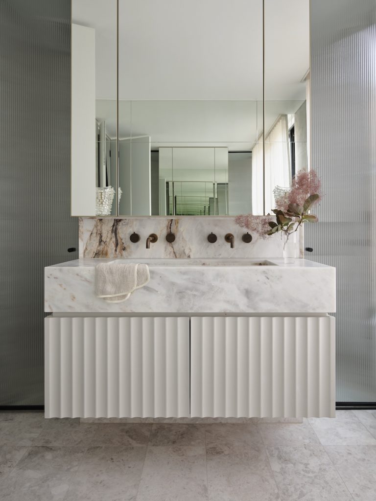 First Blush: A luxe residential project with blush powder room