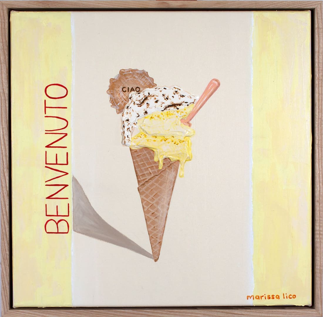 Gelato textural art by The Art Edit