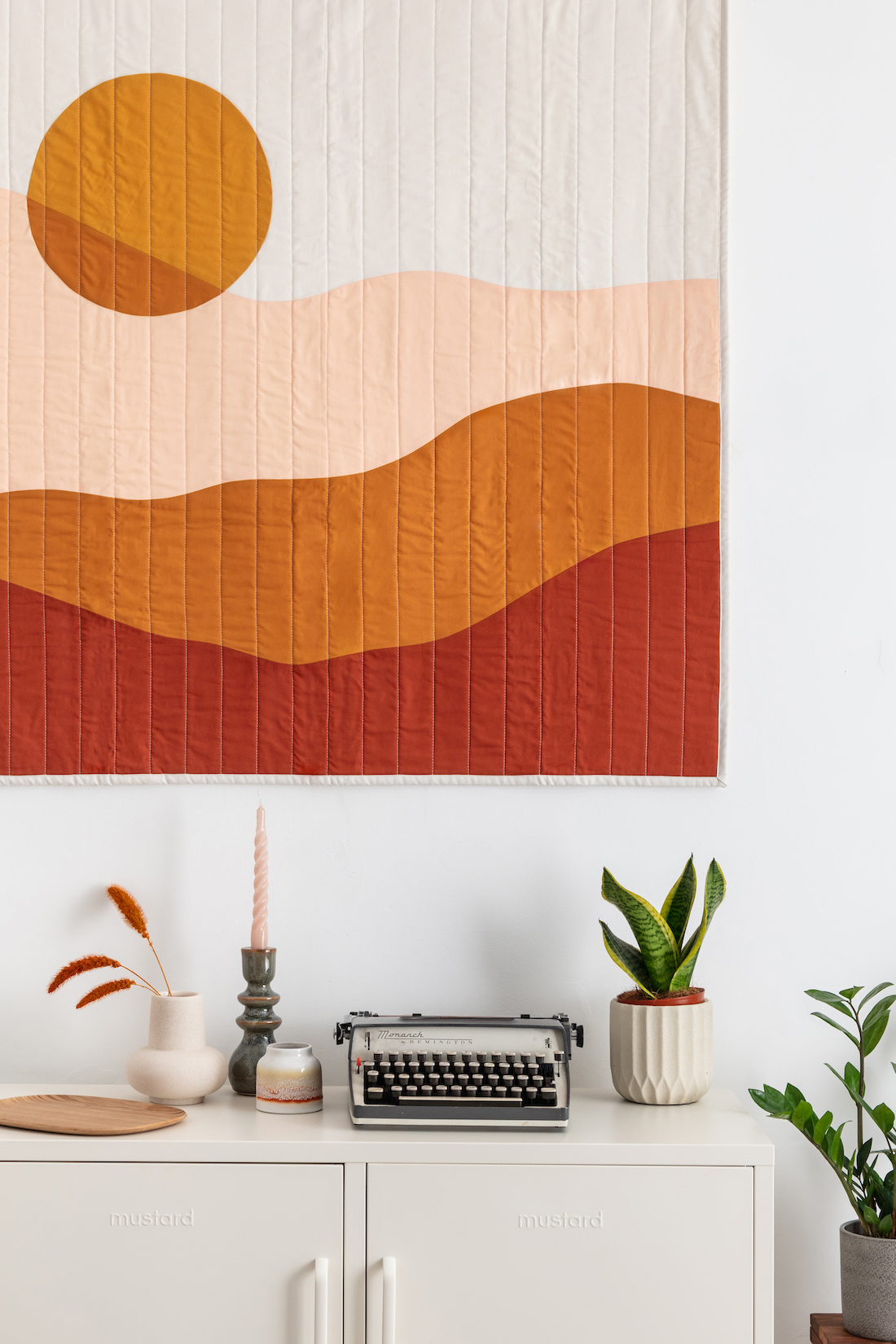 Golden hour quilt by by Excell Quilt Co