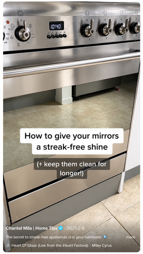 Streak-Free Shine on Stainless Steel