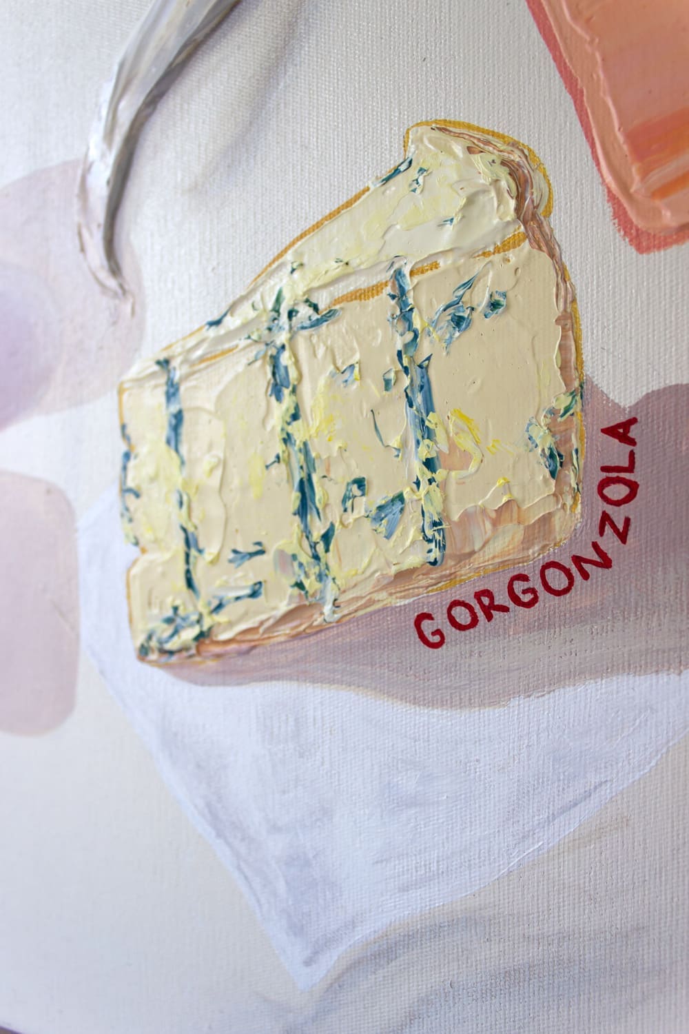 Gorgonzola cheese art by The Art Edit