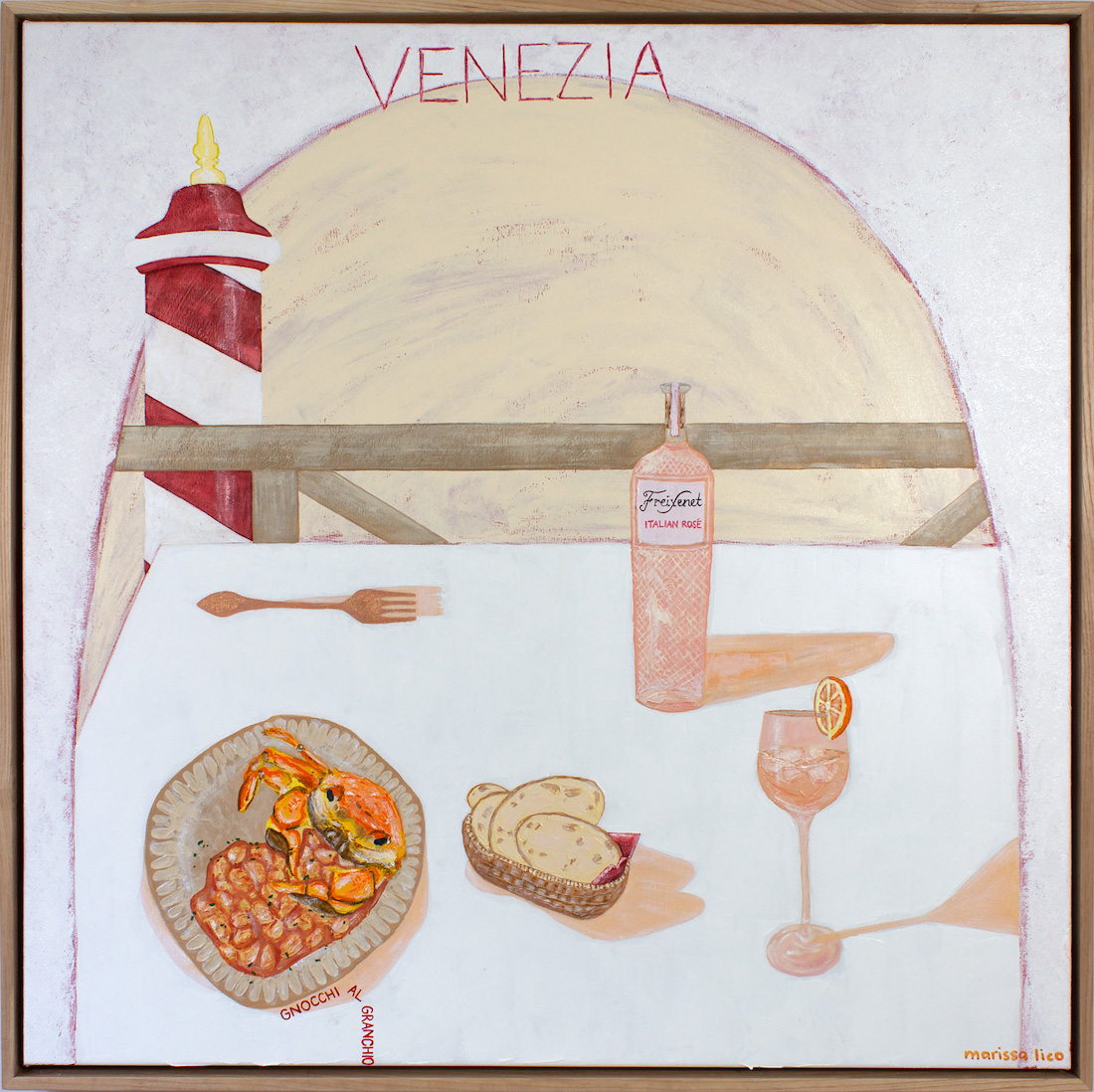 Venezia tablescape art by The Art Edit