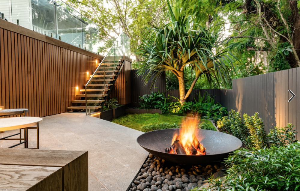 layered landscaping