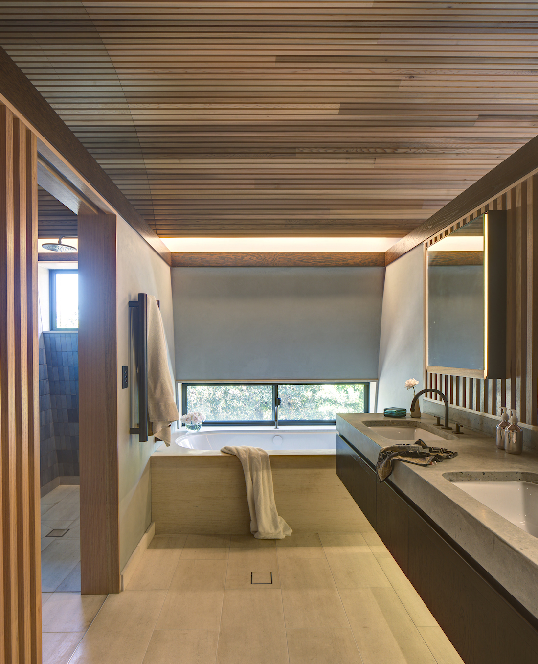 timber bathroom