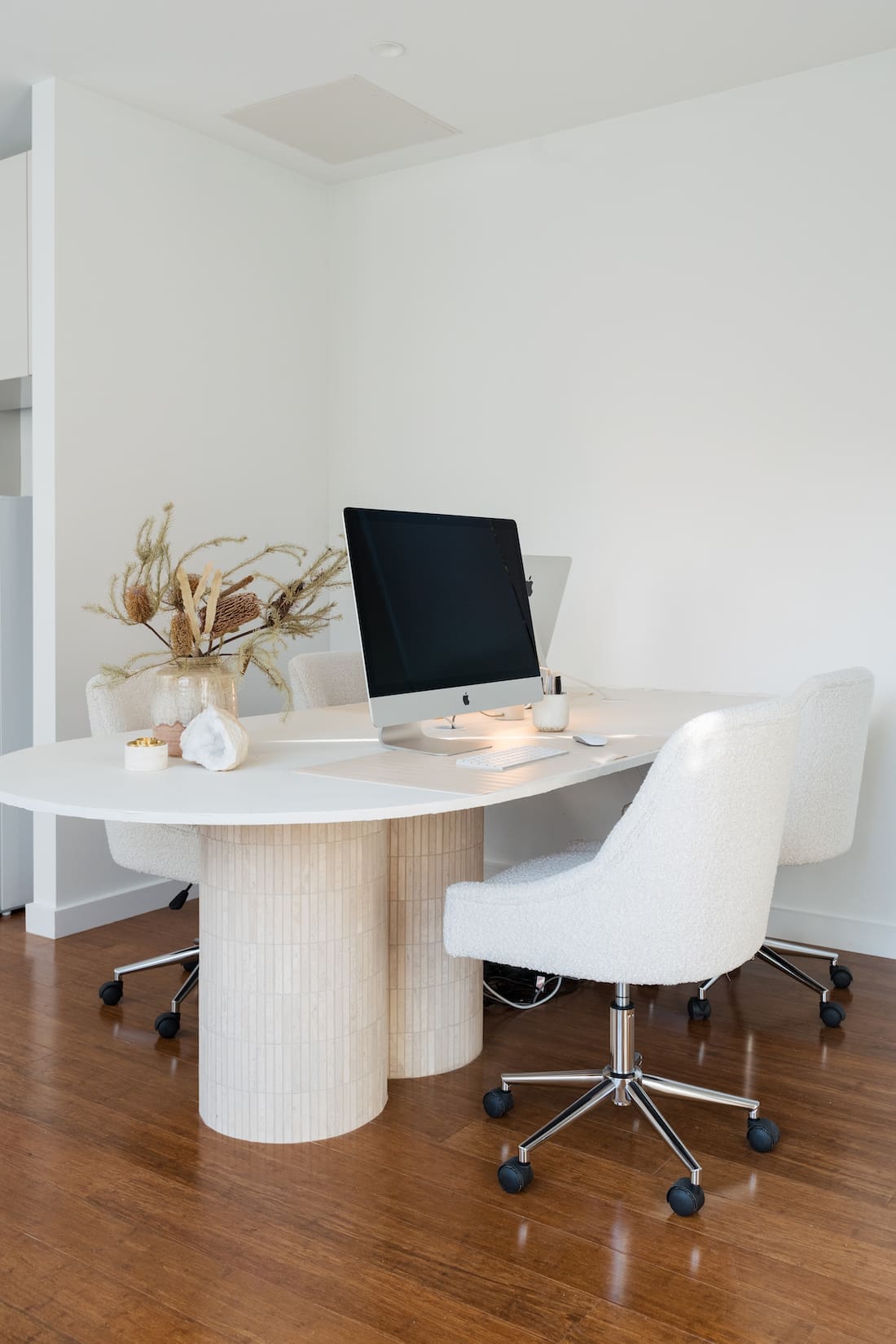 travertine office table