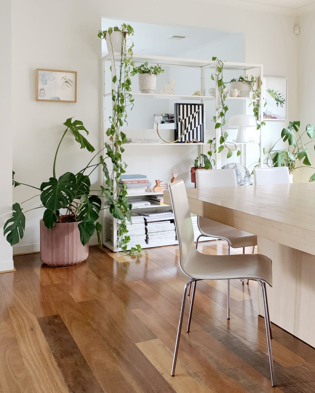 white living room