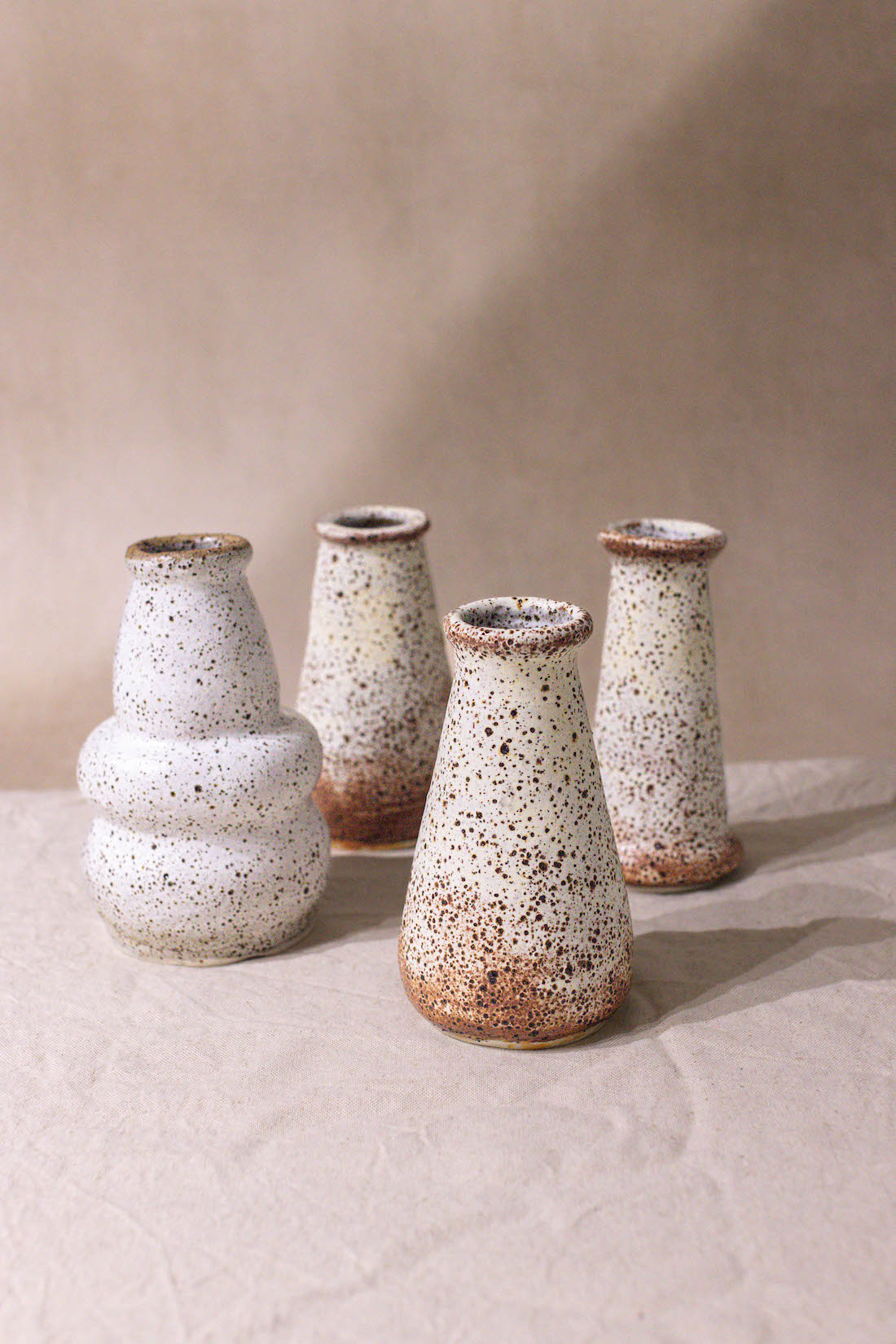 Airr Made Ceramics collection of handmade vases