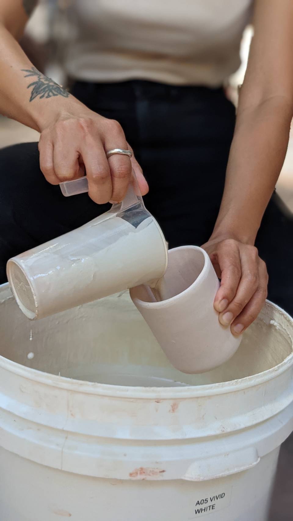 Airr Made Ceramics mixing for ceramics