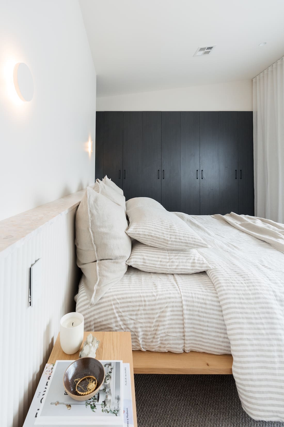 Beige bedroom design