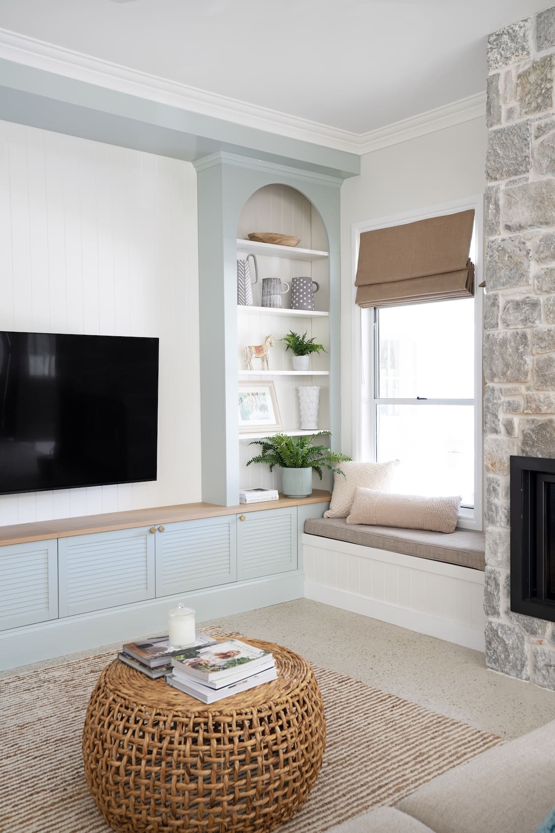 Front Porch Brookfield home - reading nook in living area