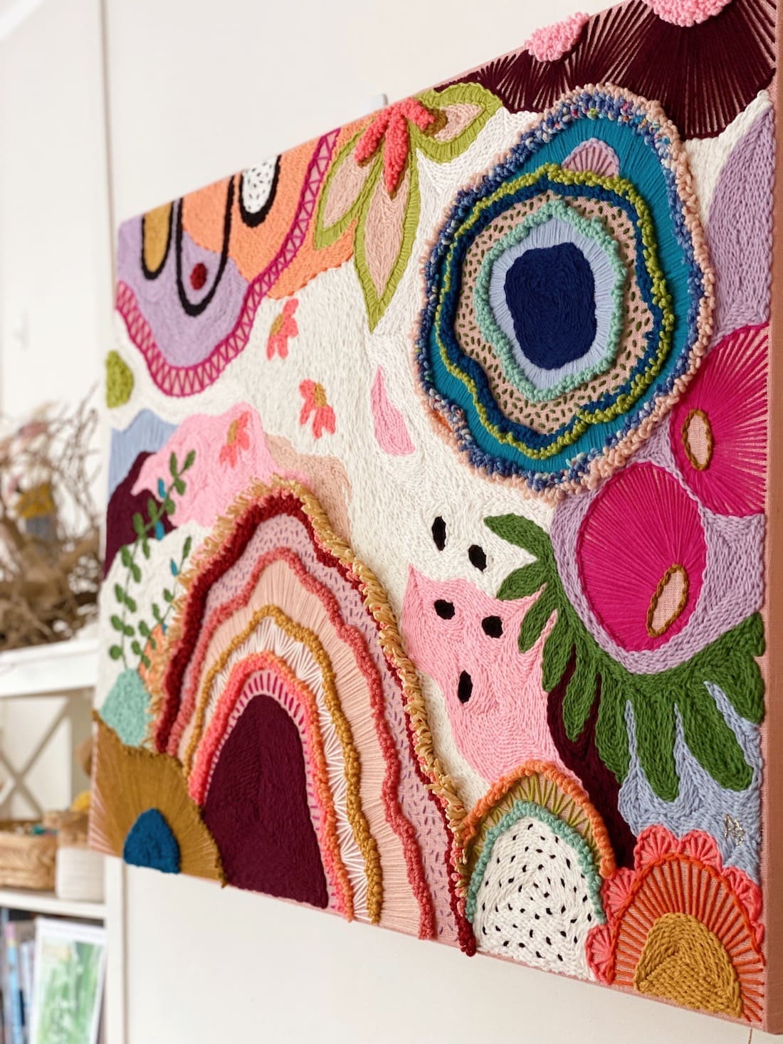 Colourful fun tapestry art from Pi Williams Style Curator