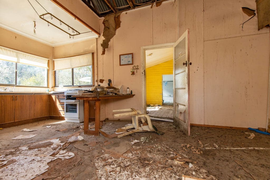 Original kitchen at Waukivory Estate