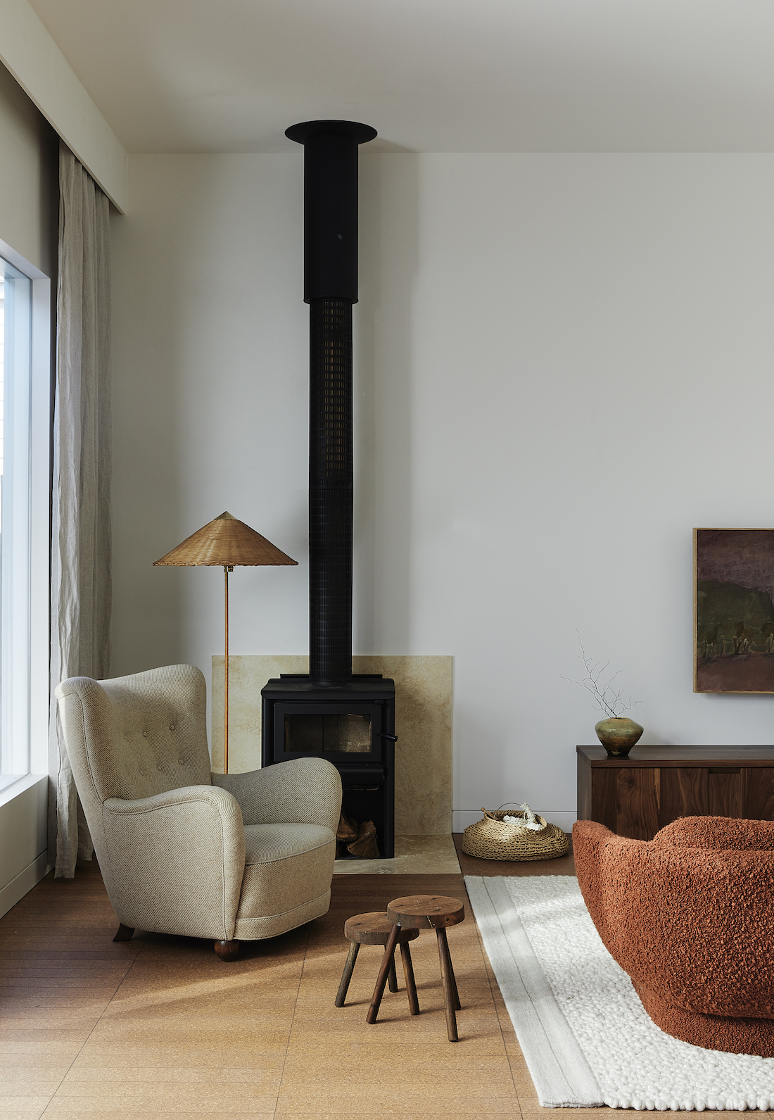 aesthetic living room design _ renovated Edwardian house