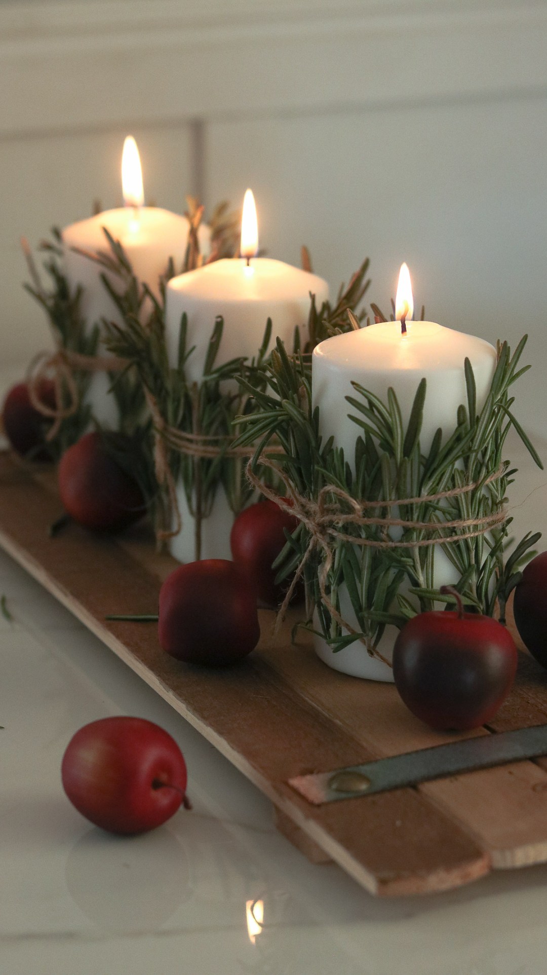 candle table decor