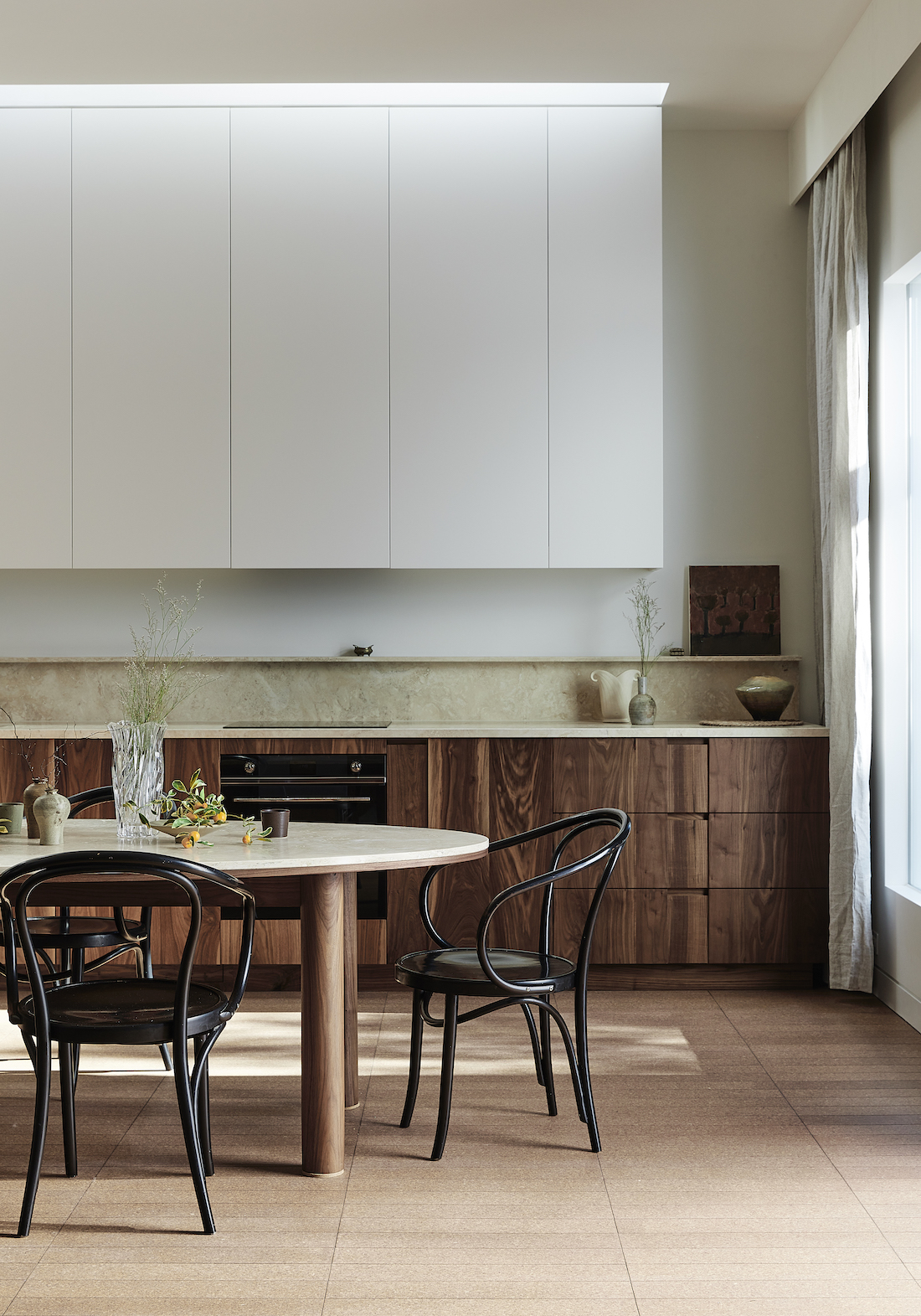 custom timber kitchen joinery _ renovated Edwardian house