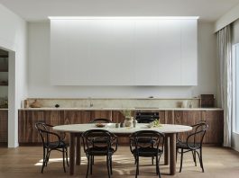 dining area in kitchen _ renovated Edwardian house