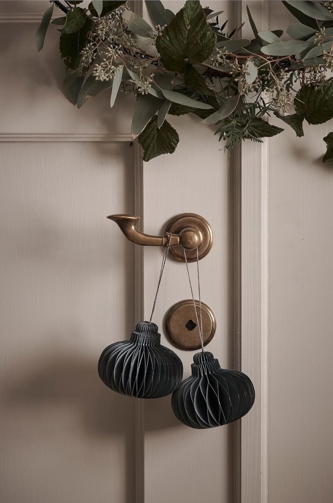 grey paper ornament