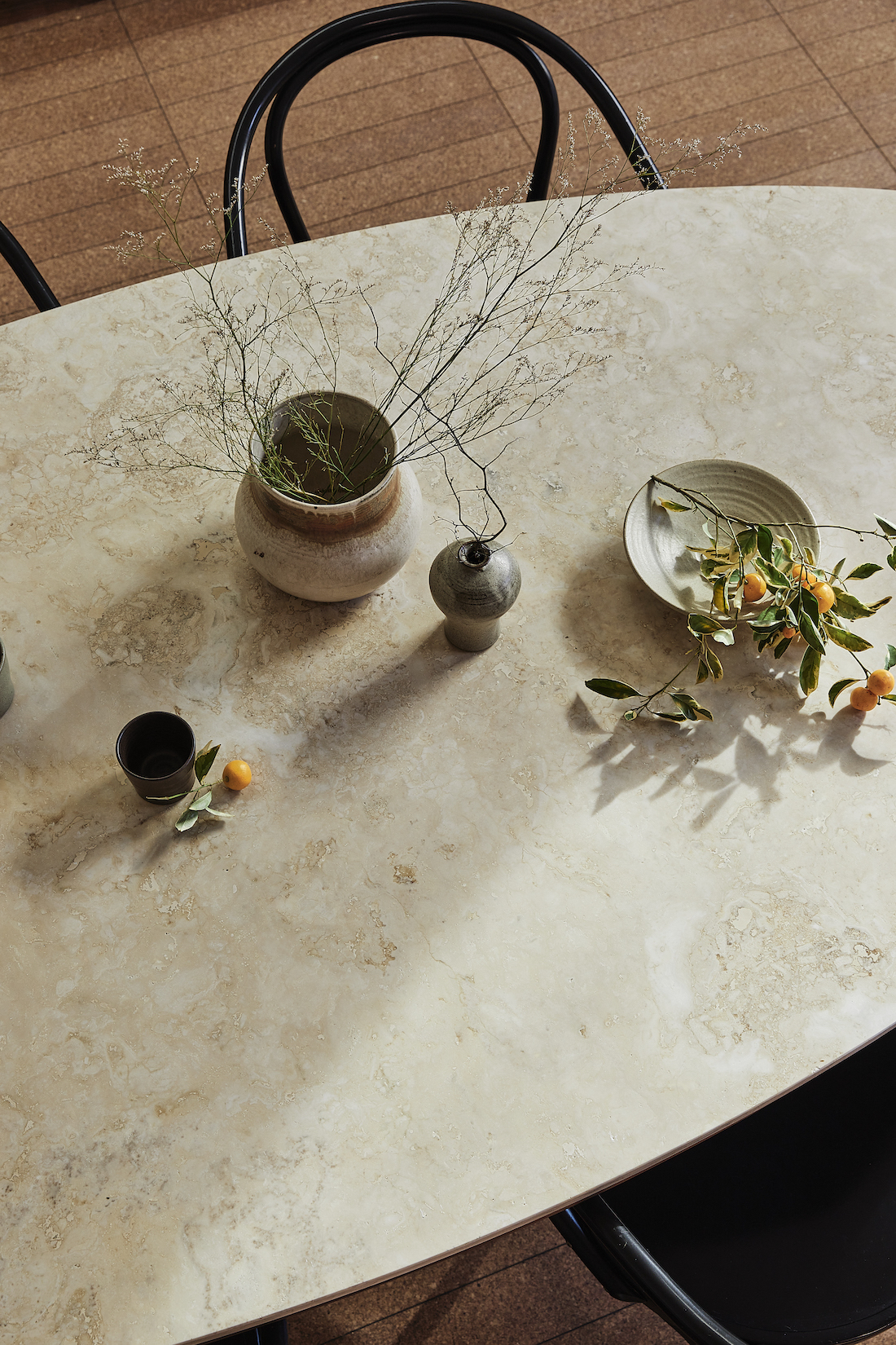 natural stone dining table top