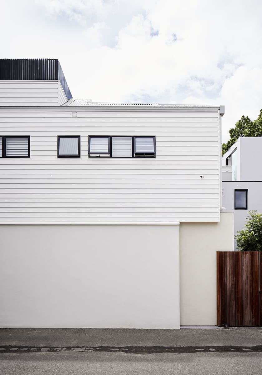 terrace house wall panelling _ single front terrace house