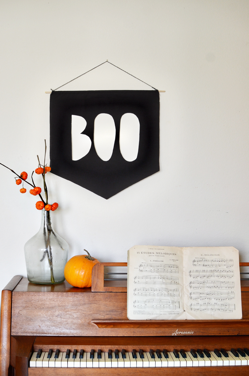 Boo poster_ Halloween home styling guide