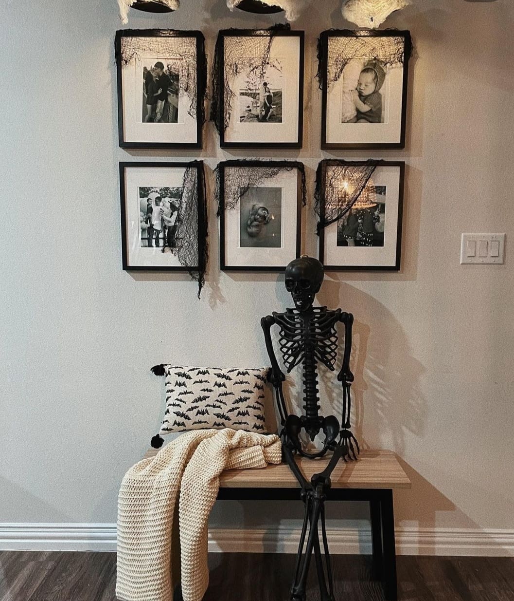 Halloween gallery wall