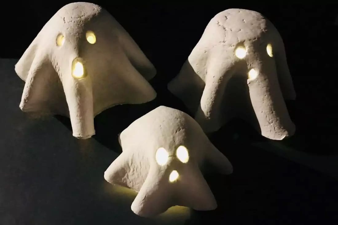 Halloween tealights _ Halloween home styling guide