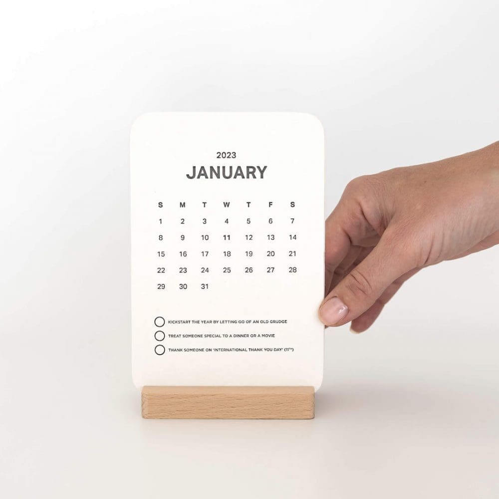 Made from Good Deeds desk calendar