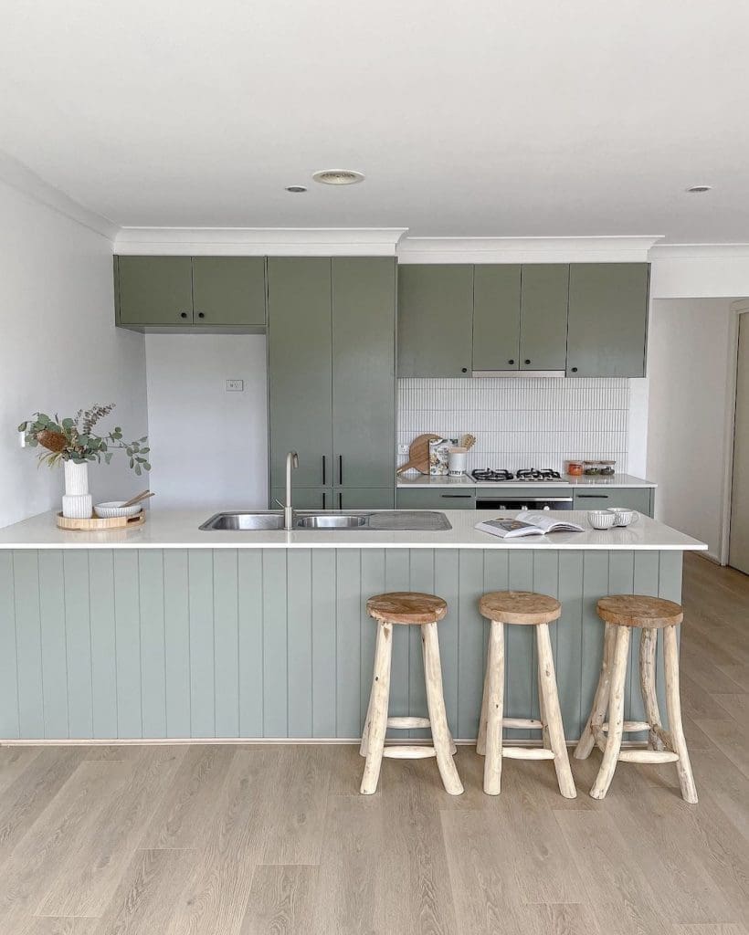 Updating your kitchen by painting cabinets