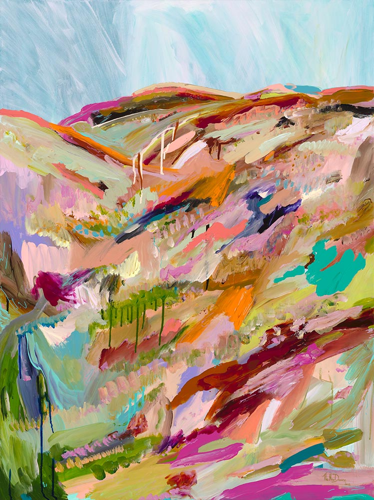abstract Australian landscape artwork