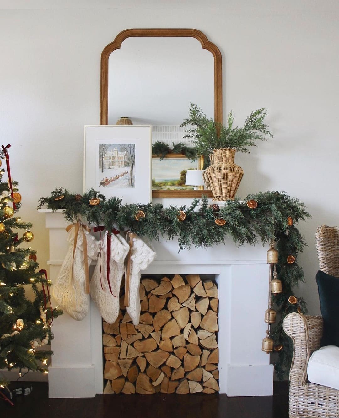 fireplace garland