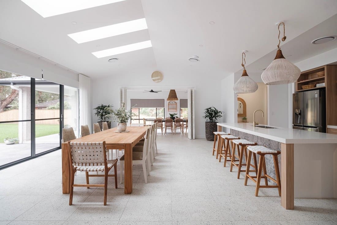 Kitchen and dining space