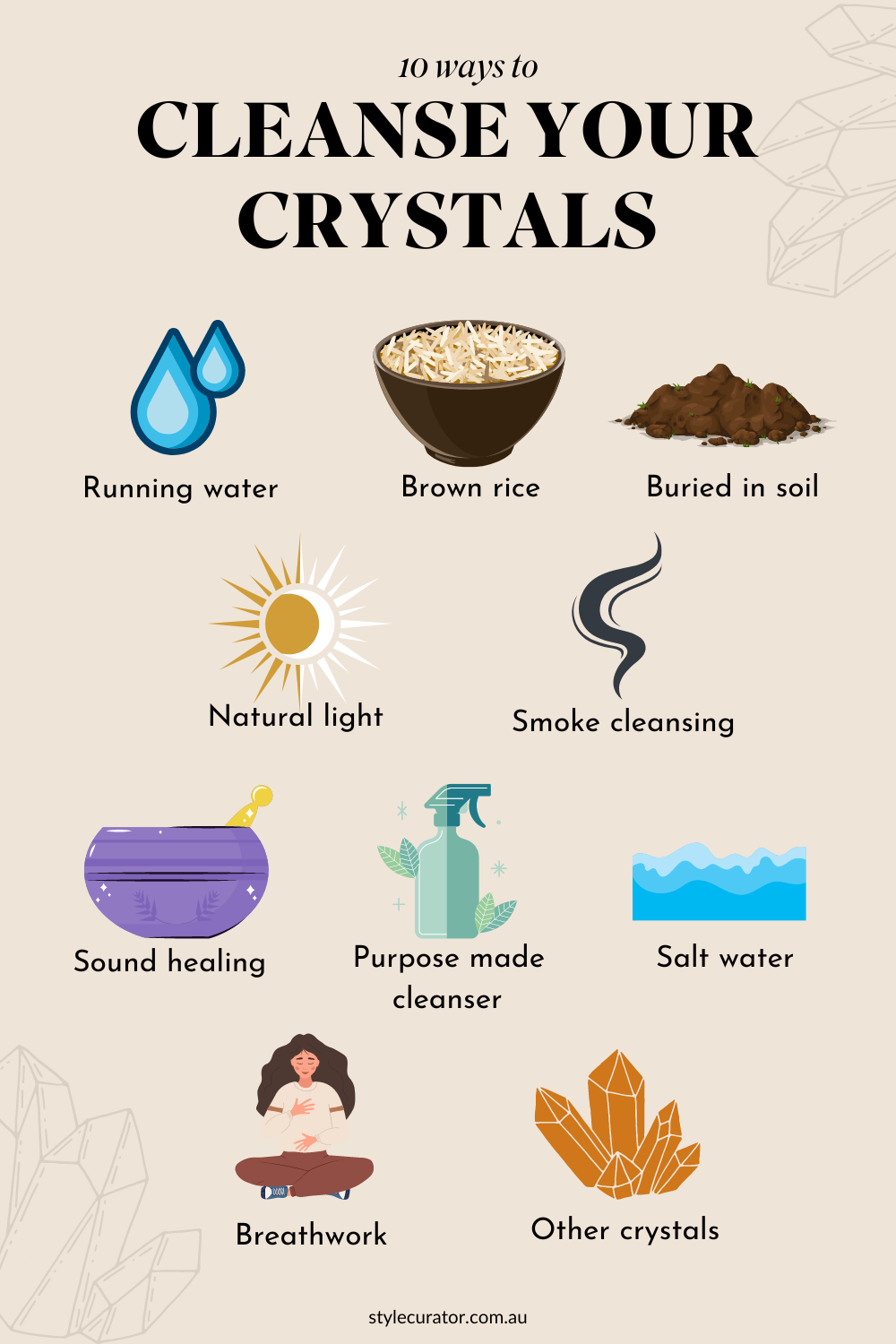 crystal cleansing guide