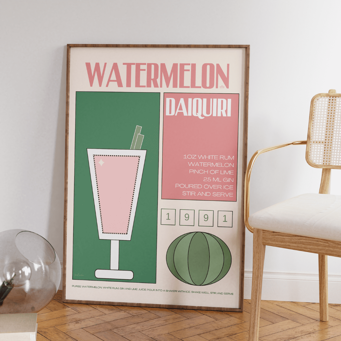 daiquiri wall art