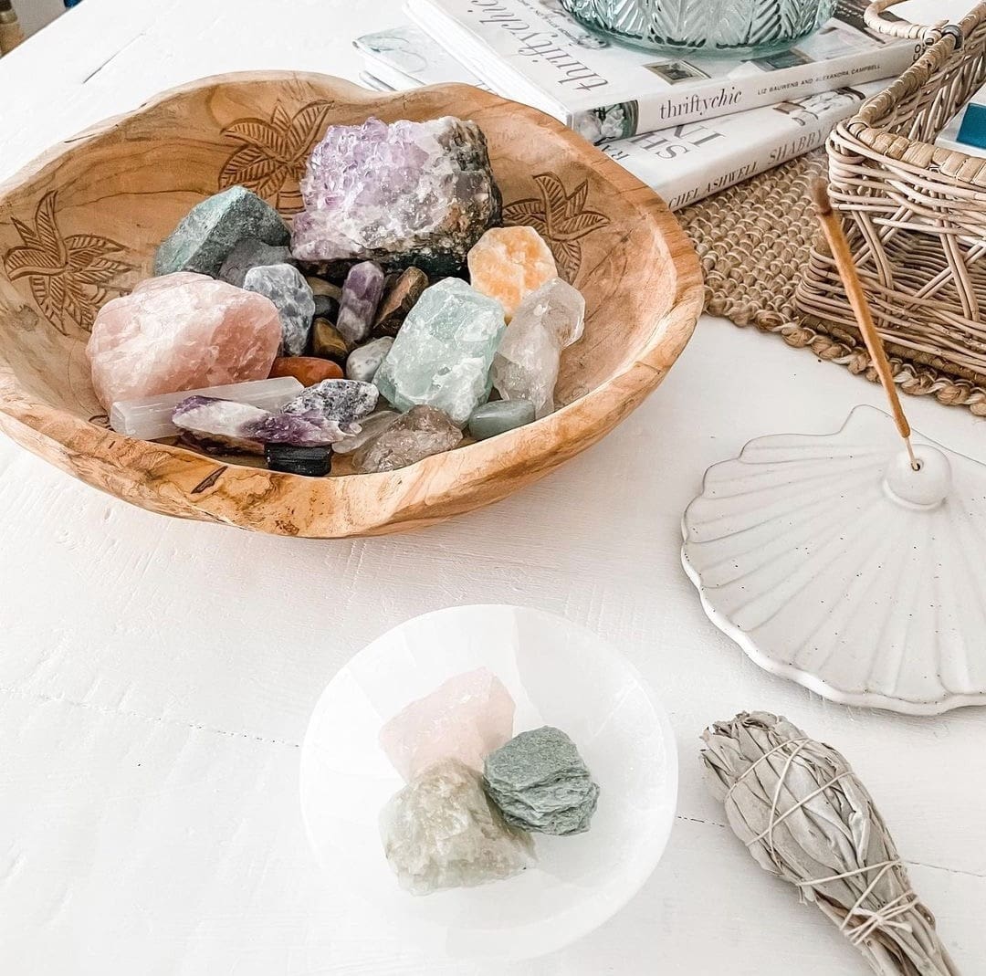 selenite bowl