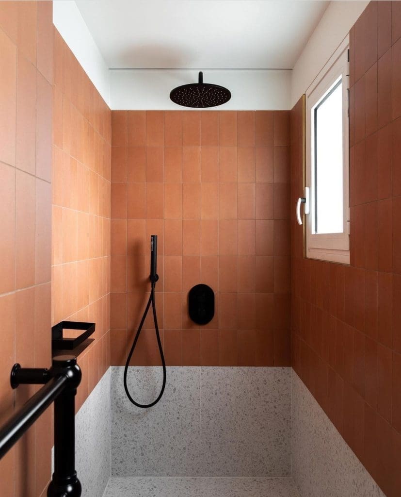 terracotta shower