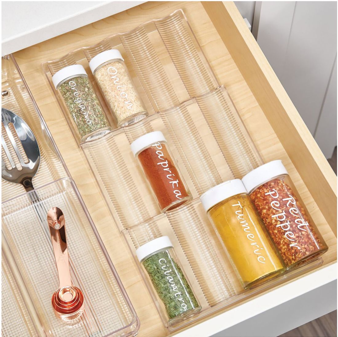 Kitchen warehouse spice drawer holder