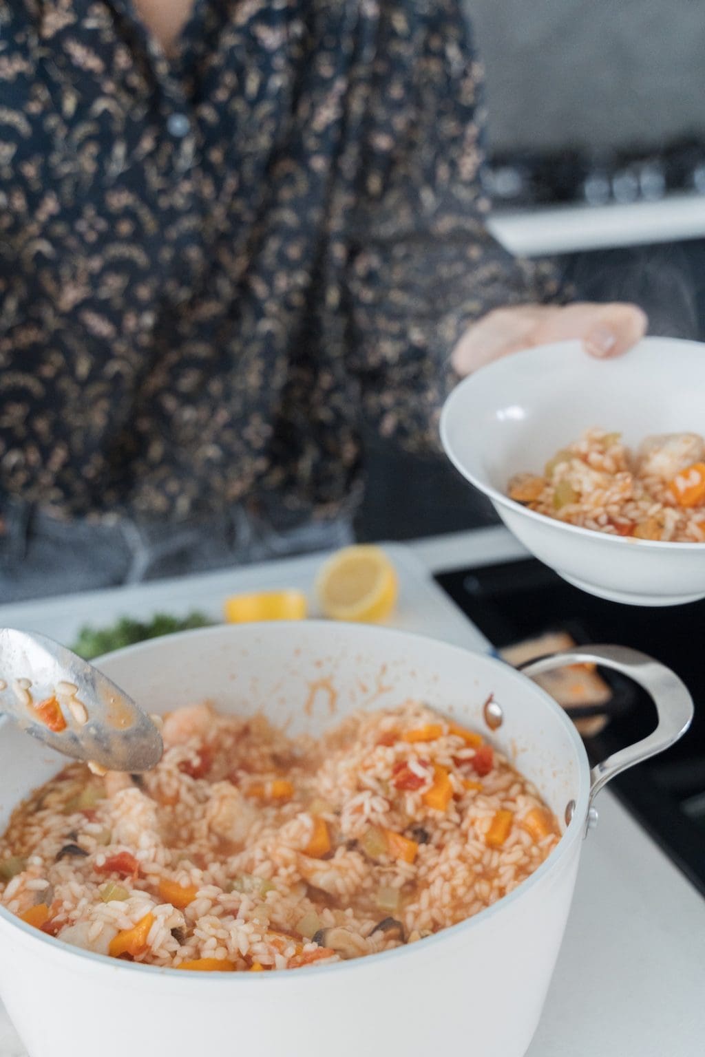 Cosmic Cookware product review + my fave seafood risotto recipe