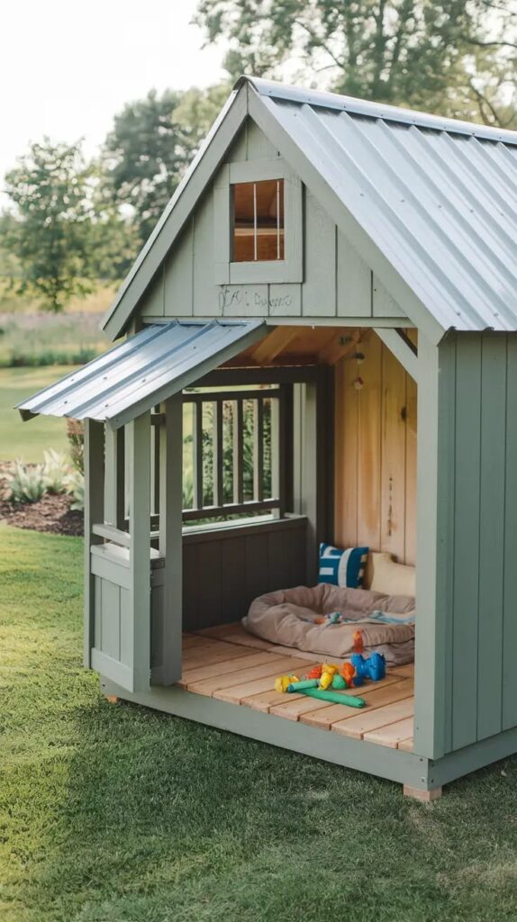 Dog kennel for outside