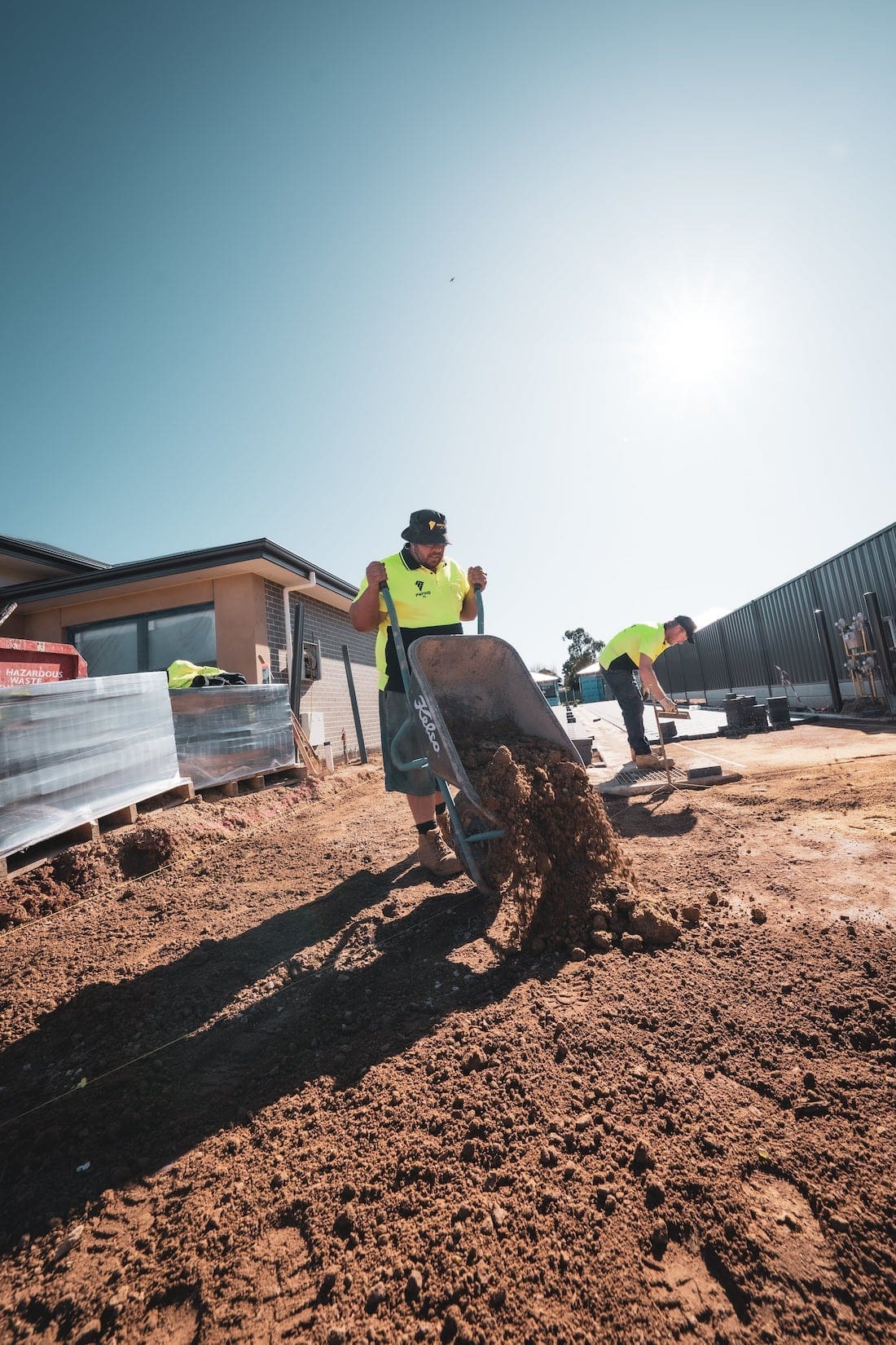 Good drainage is an essential step in how to create the perfect paved alfresco area