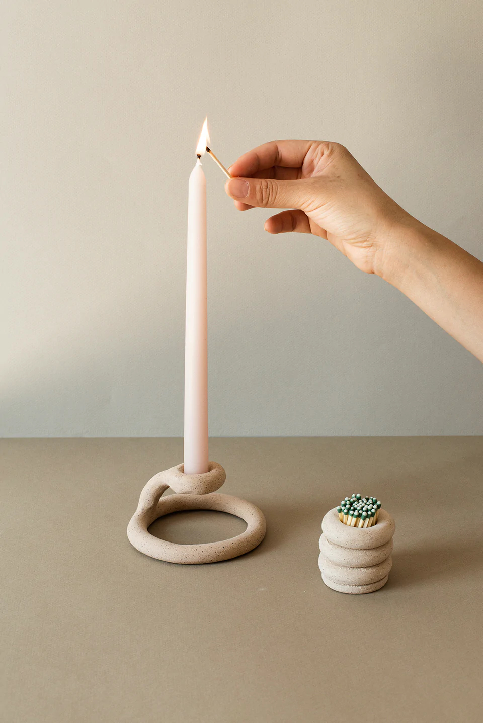 Funky candle holder