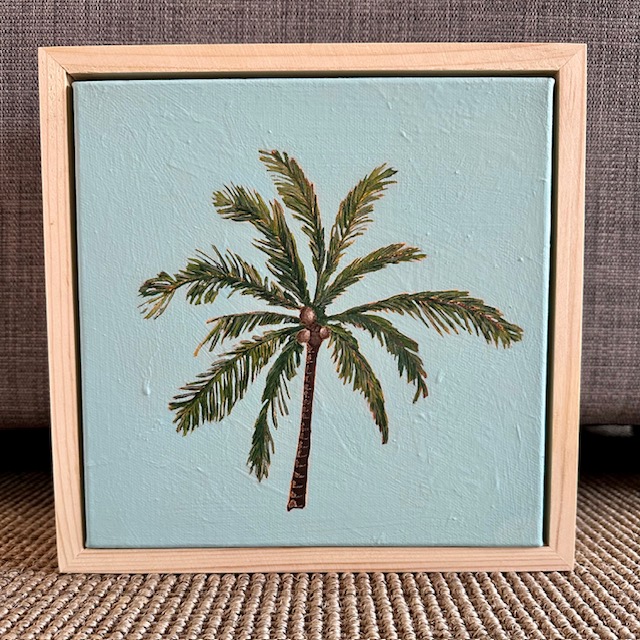 Palm tree art by Catherine Hayler