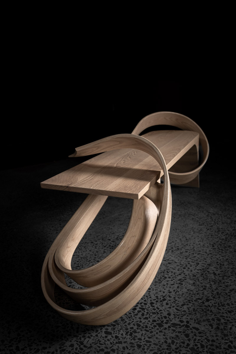 Ribbon bench seat design