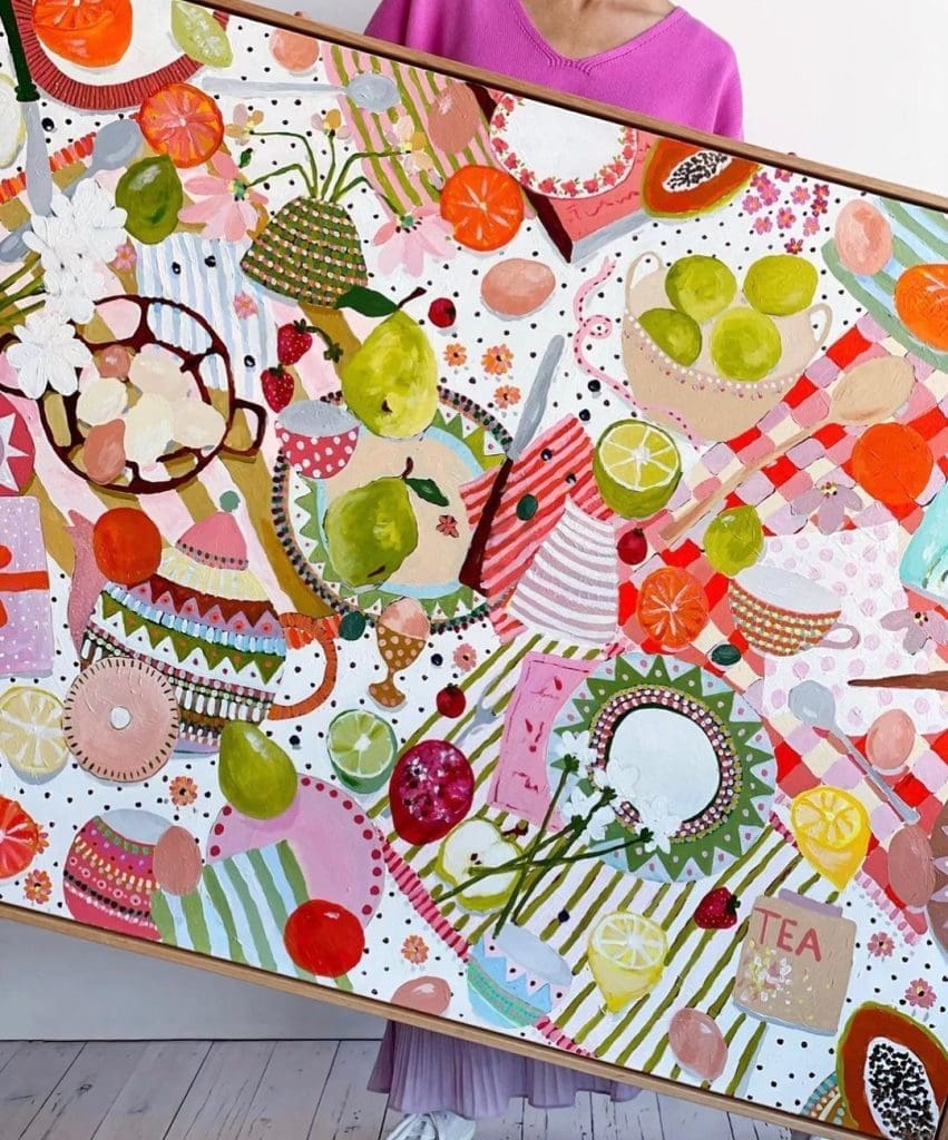 Alexandra Strong Art citrus and dining table art