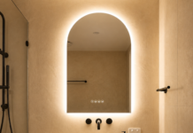 Arcadia arch bathroom mirror Australia