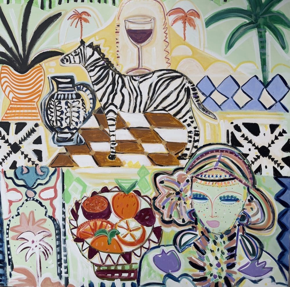 Maree Nic Art zebra artwork